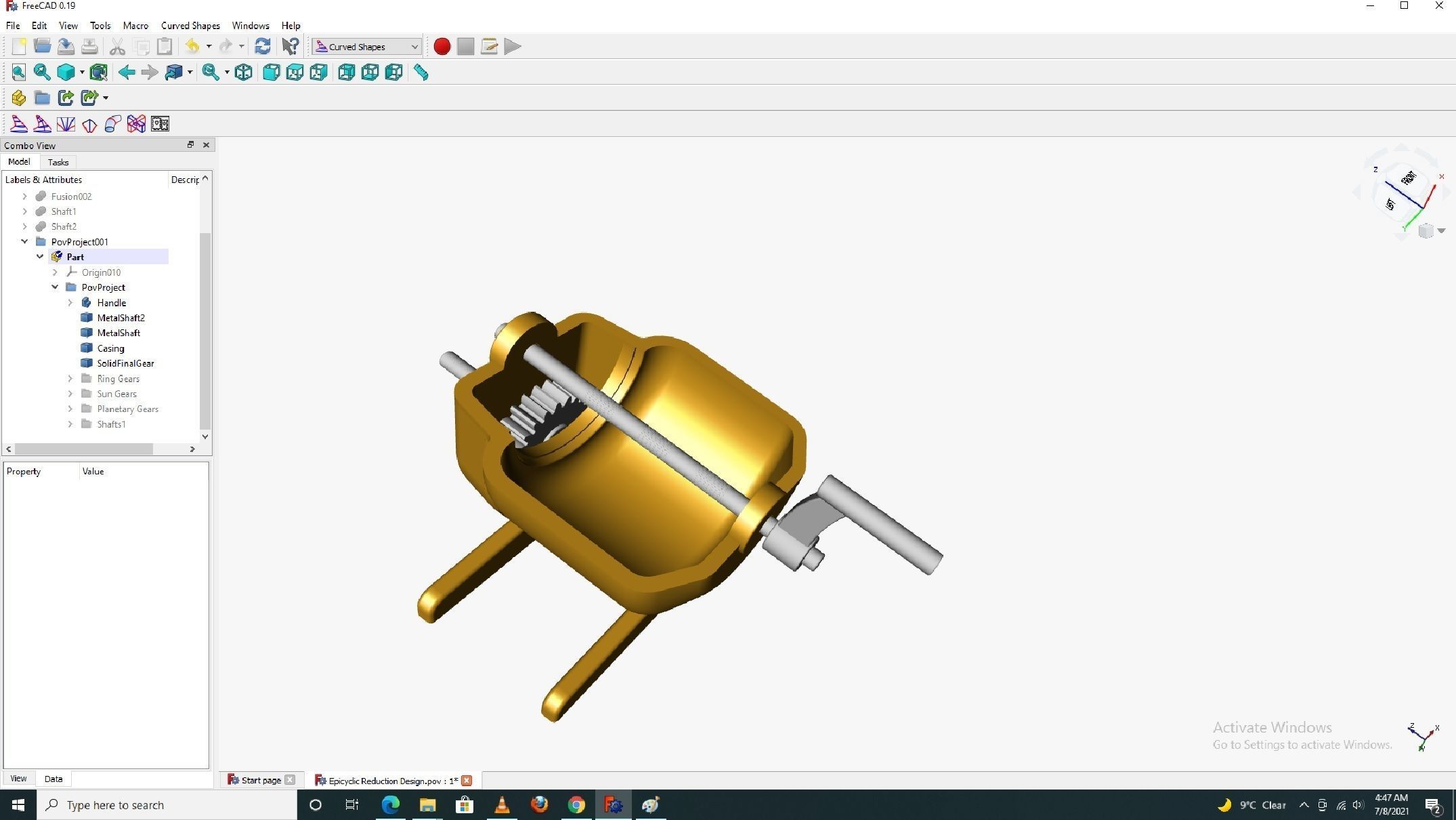 Planetary gearbox 3D print model_9