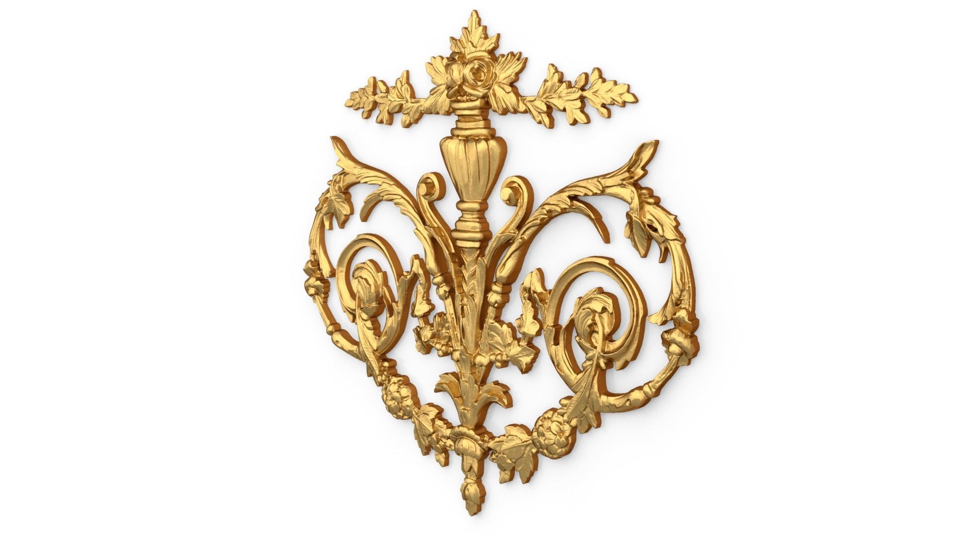 Classic decor ornament 54 3D print model_3