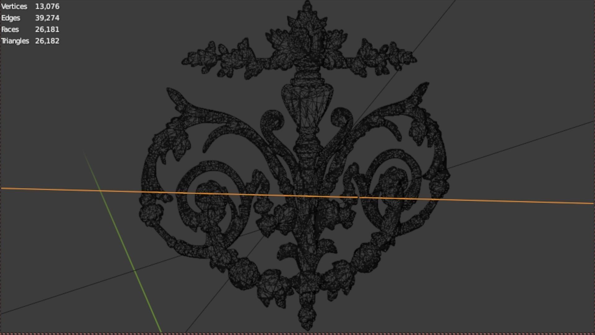 Classic decor ornament 54 3D print model_7