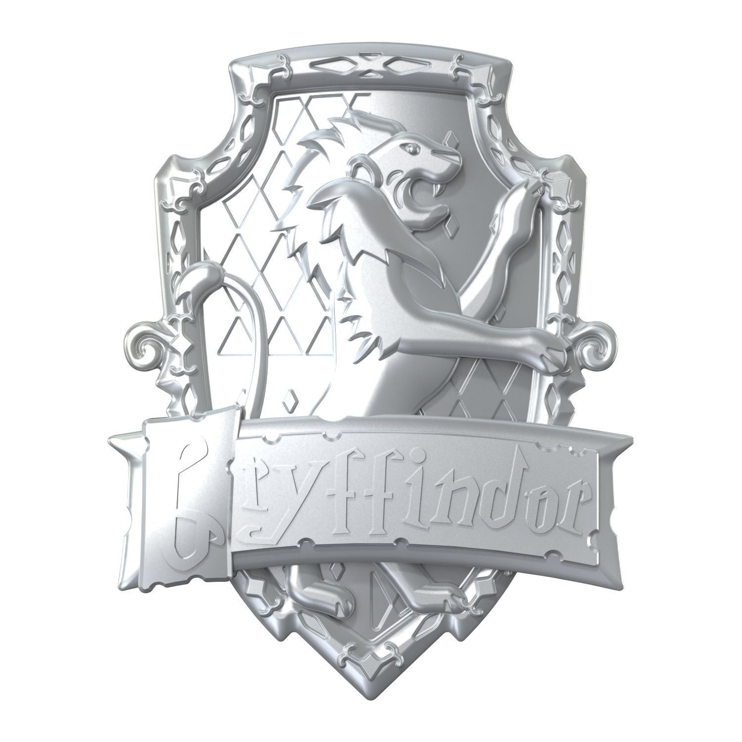 Gryffindor Faculty Emblem Harry Potter 3D print model