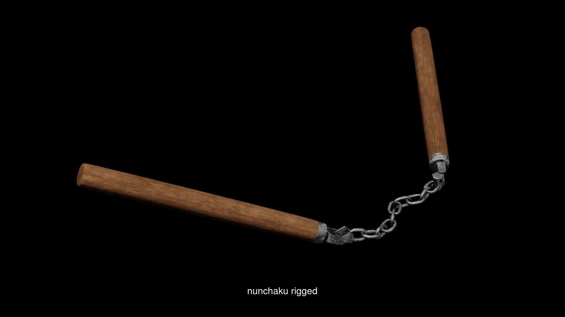 Ninja weapon 3D Model Collection_6