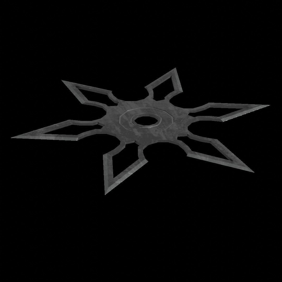 Ninja weapon 3D Model Collection_48
