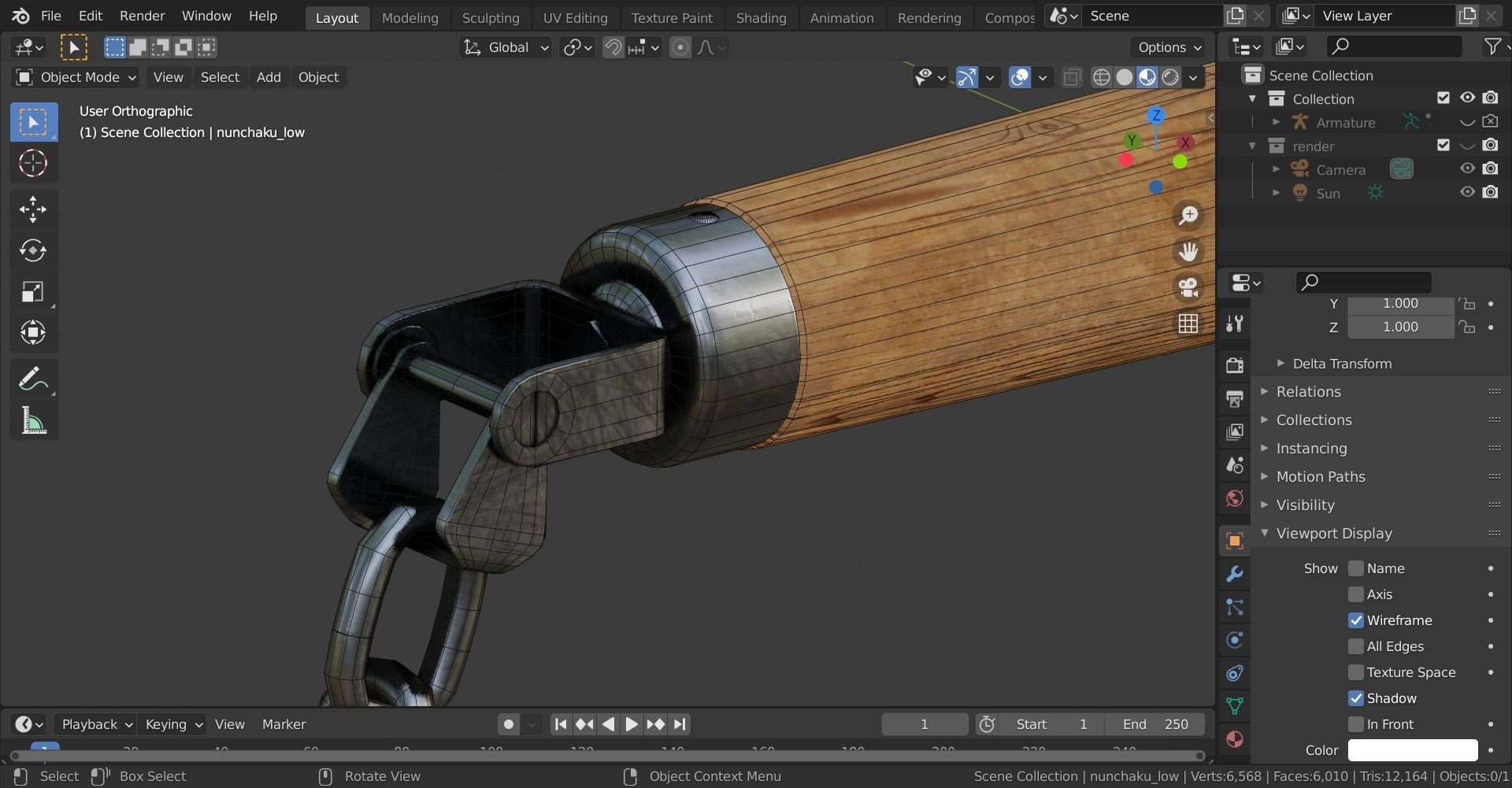 Ninja weapon 3D Model Collection_43
