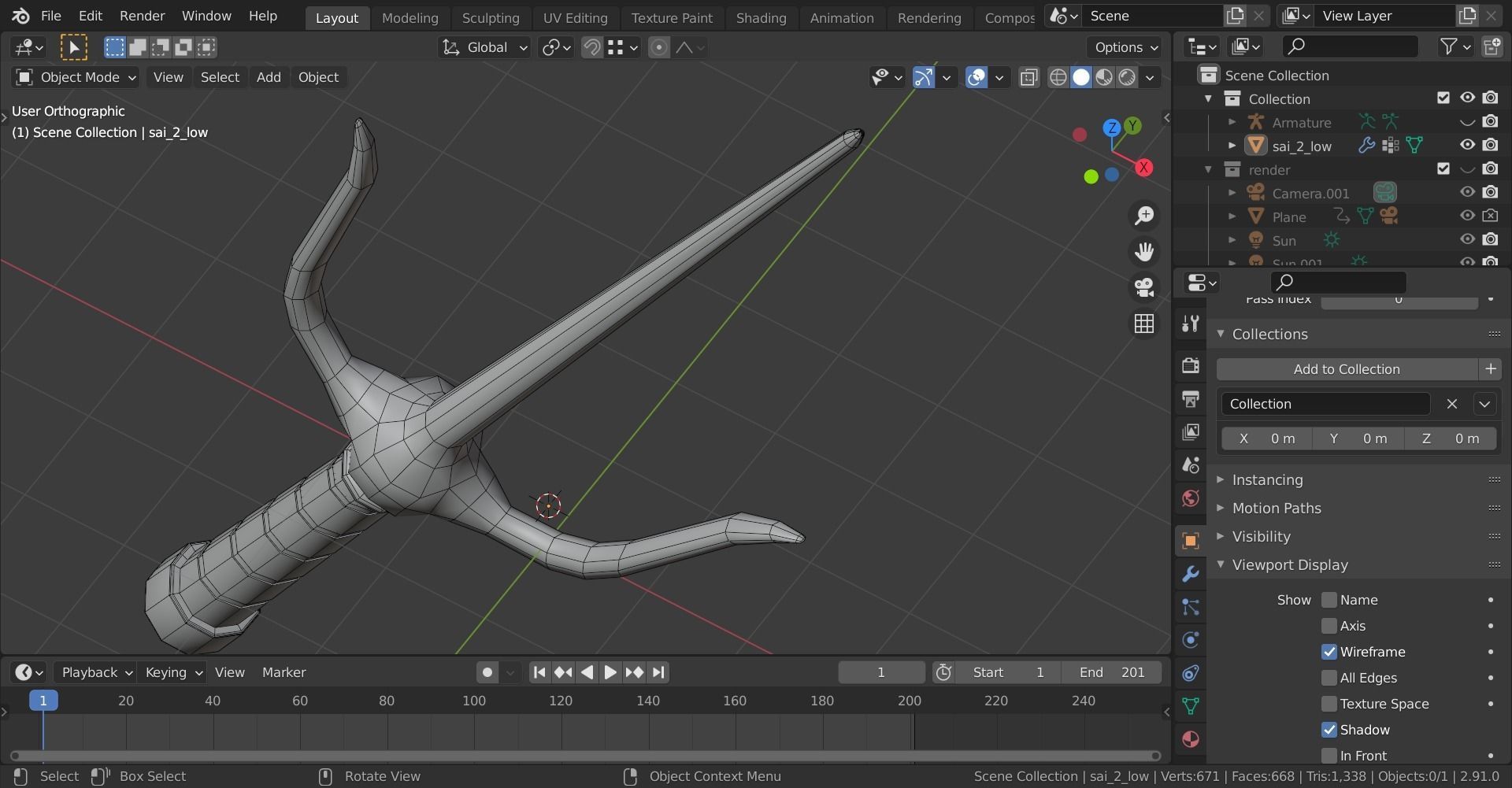 Ninja weapon 3D Model Collection_22