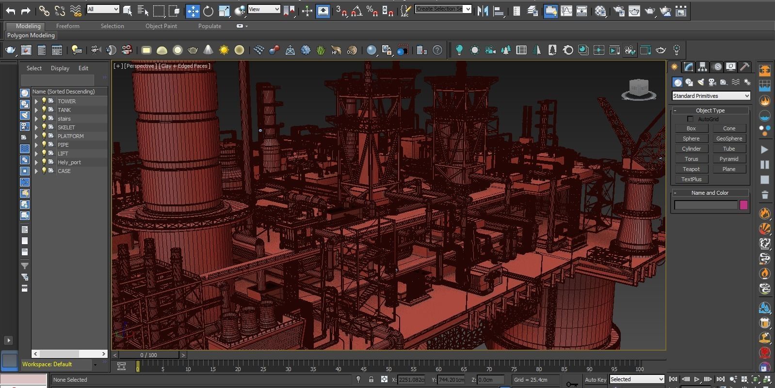 oil platform 3D model_11