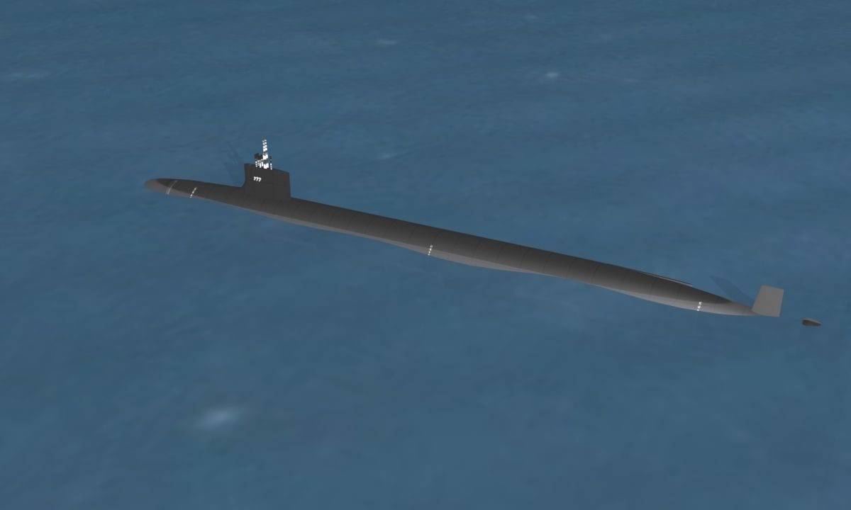 Virginia class SSN 777 USS North Carolina 3D model_11