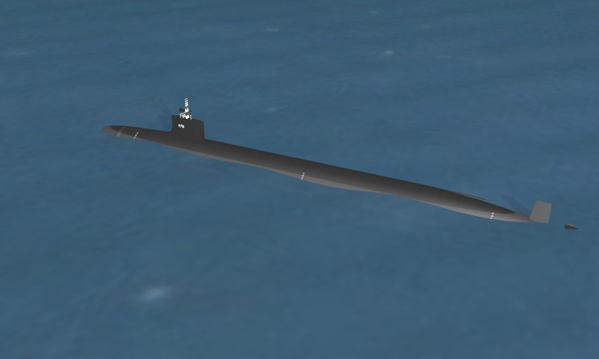 Virginia Class SSN 779 USS New Mexico 3D model_10