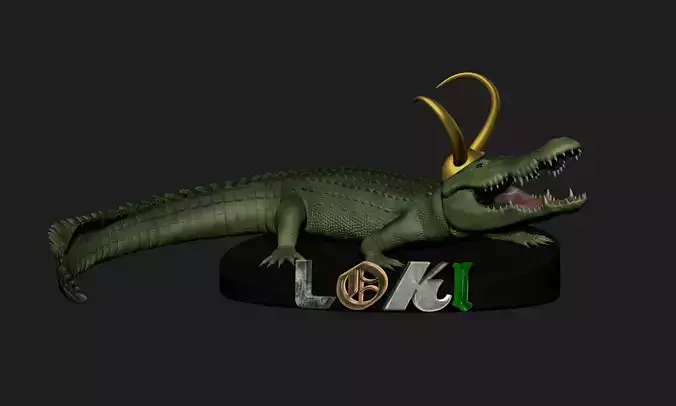 CROCODILE LOKI VARIANT 3D print model