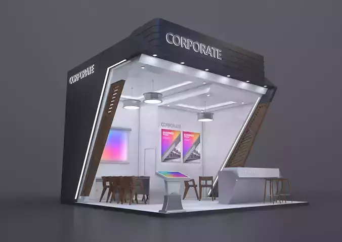 exhibition stand 36 sqm