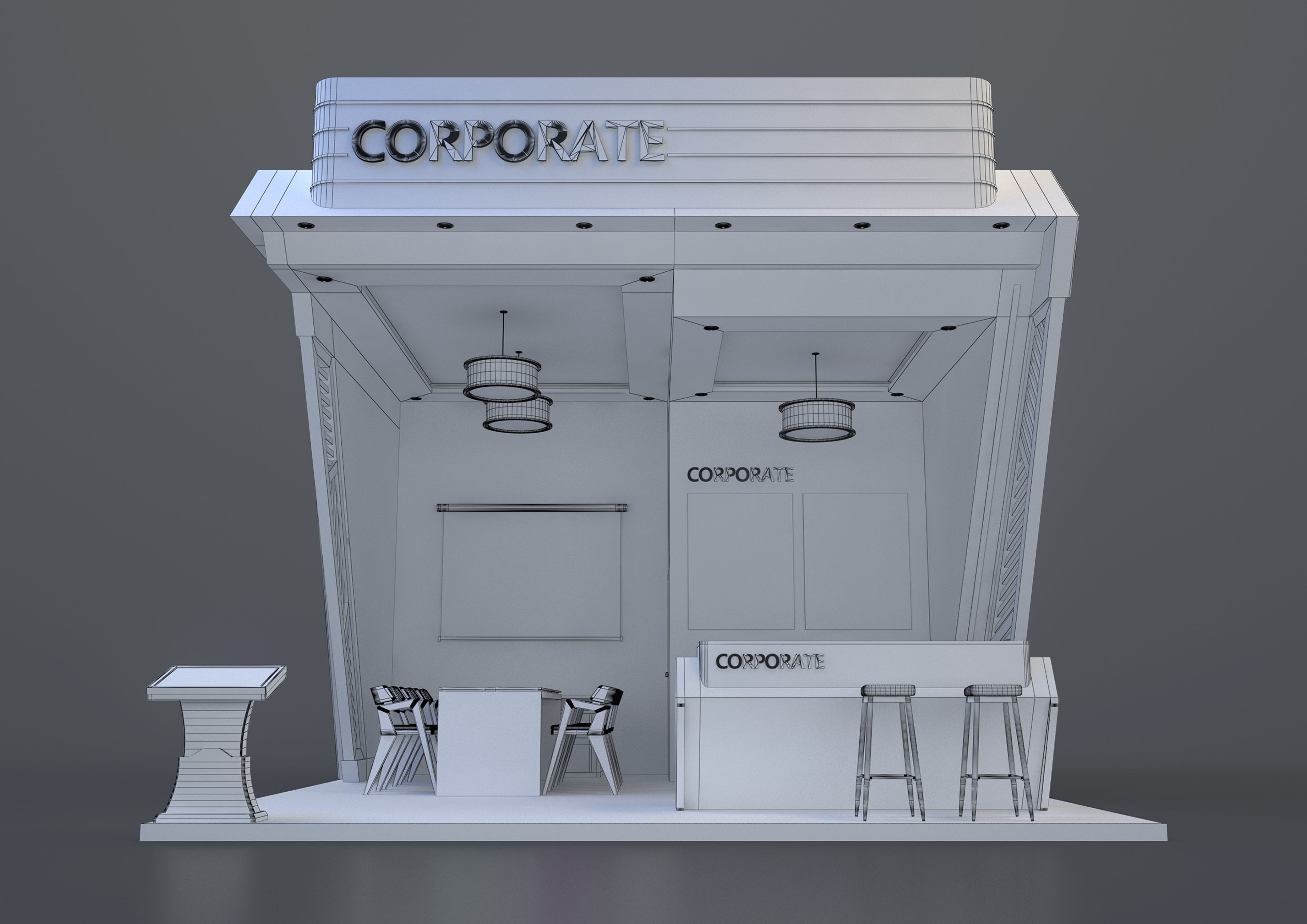exhibition stand 36 sqm 3D model_7