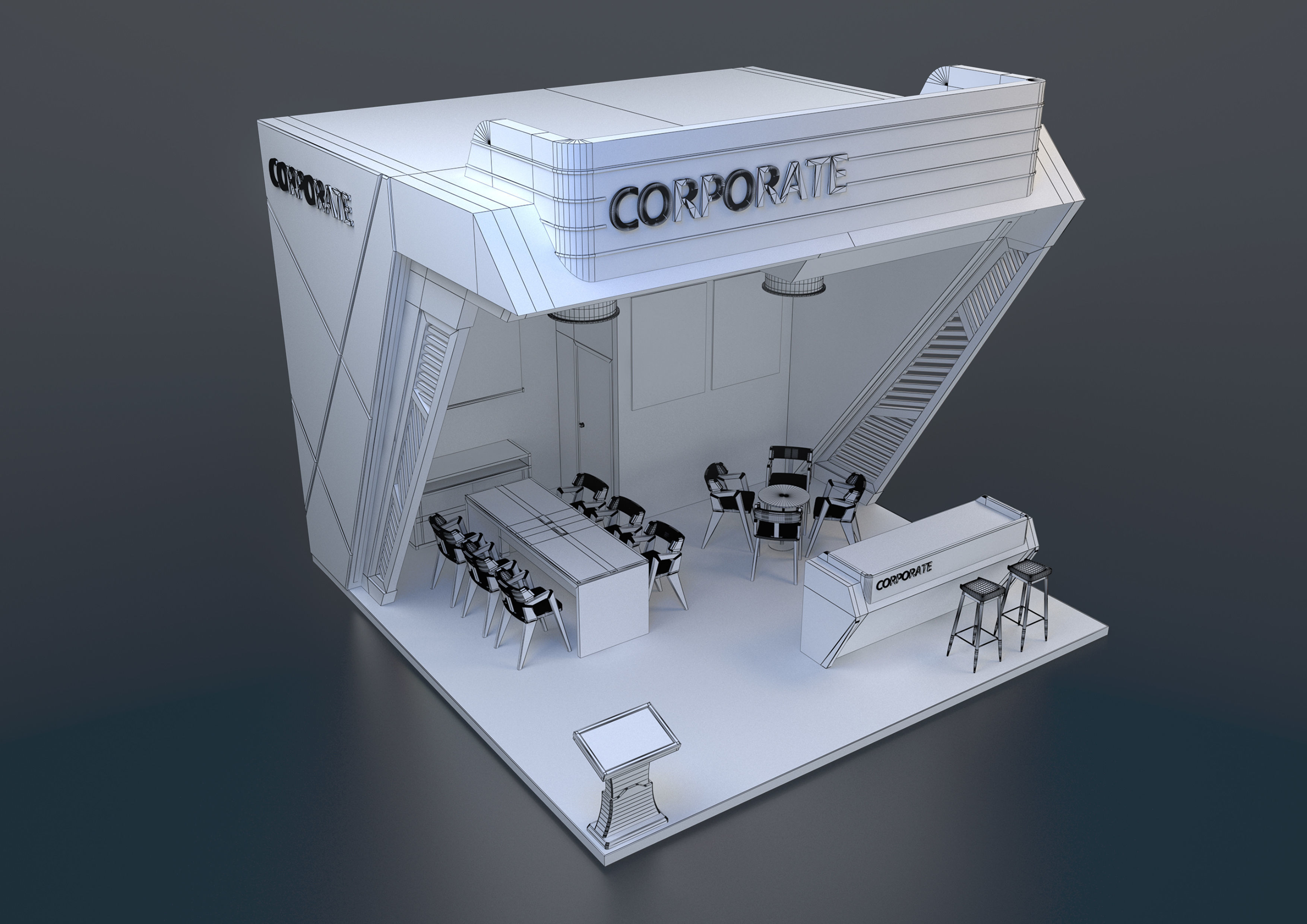 exhibition stand 36 sqm 3D model_10