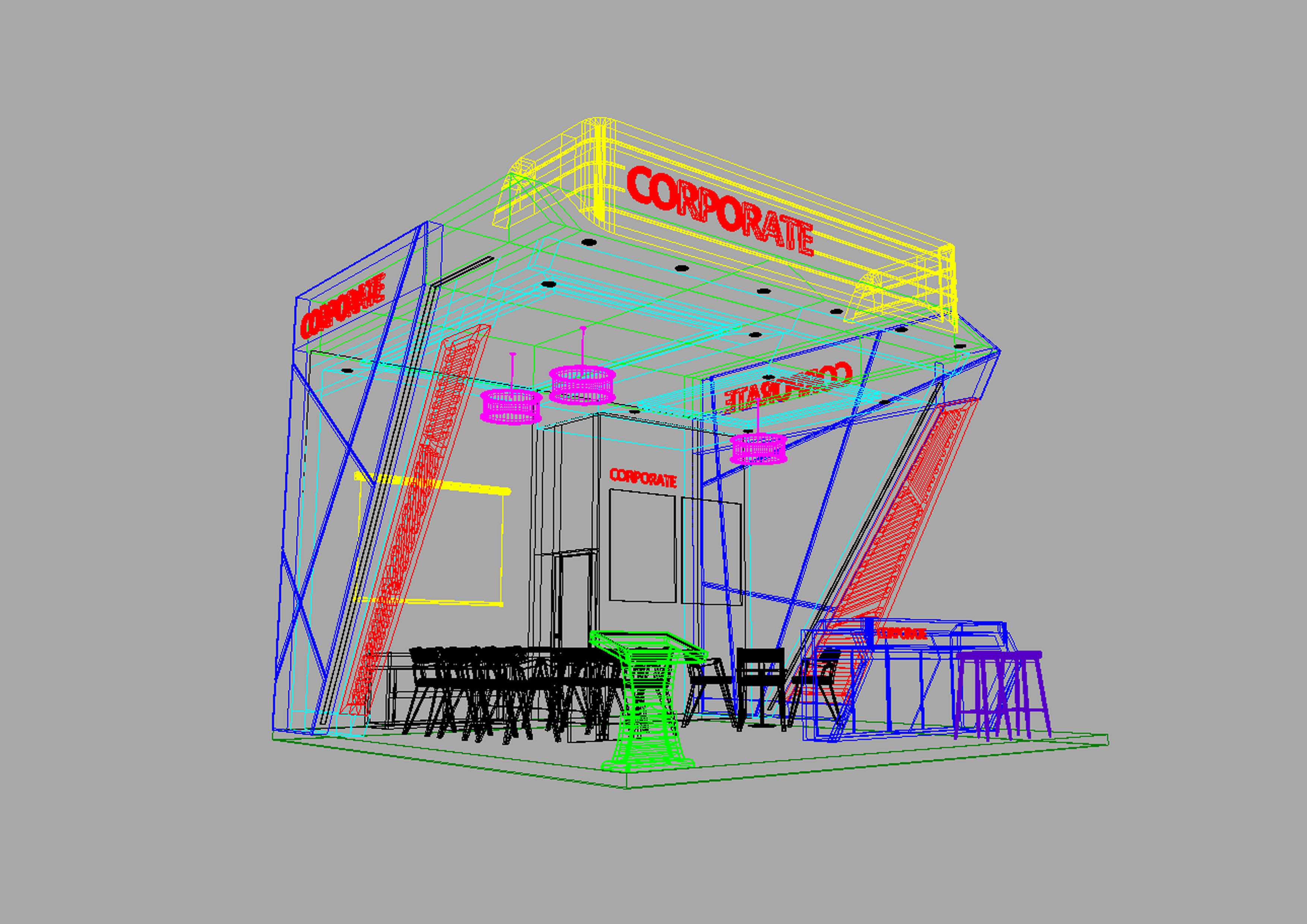 exhibition stand 36 sqm 3D model_2
