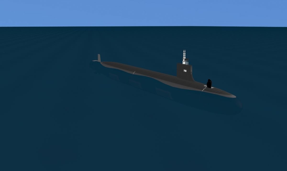 Virginia Class SSN 786 USS Illinois 3D model_5