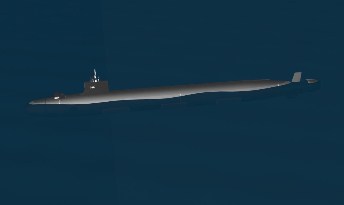 Virginia Class SSN 786 USS Illinois 3D model_12
