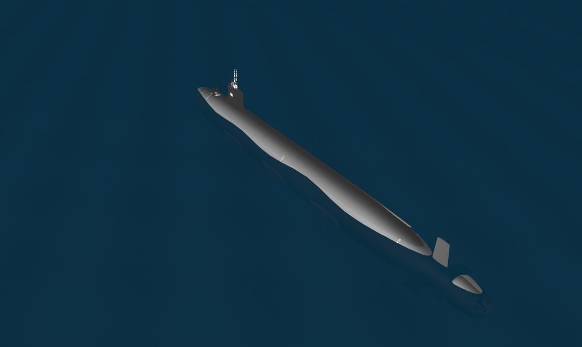 Virginia Class SSN 786 USS Illinois 3D model_10