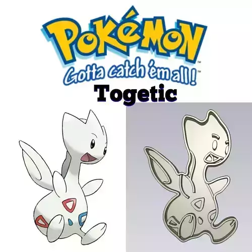Amazing Pokemon Togetic Cookie Cutter Stamp Cake Decorating 