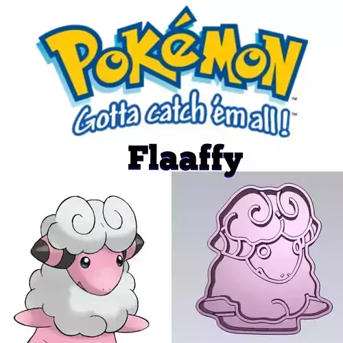 Amazing Pokemon Flaaffy Cookie Cutter Stamp Cake Decorating 