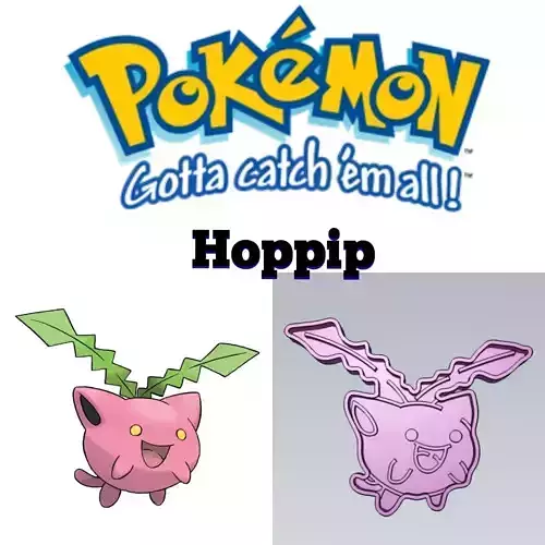 Amazing Pokemon Hoppip Cookie Cutter Stamp Cake Decorating 