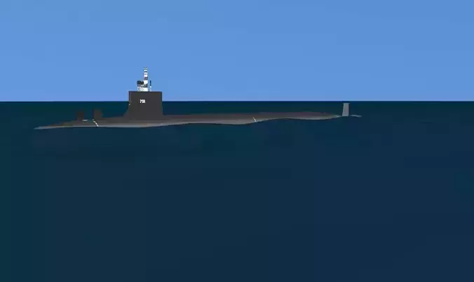 Virginia Class SSN 791 USS Delaware 3D model