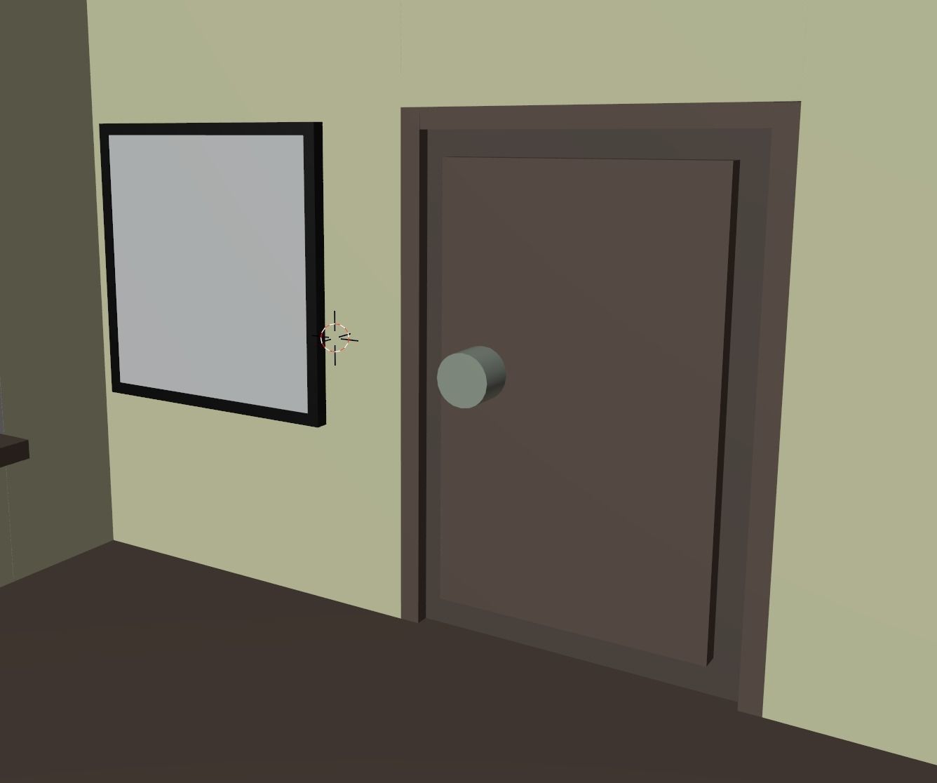 House on an island with interior Low-poly 3D model_2