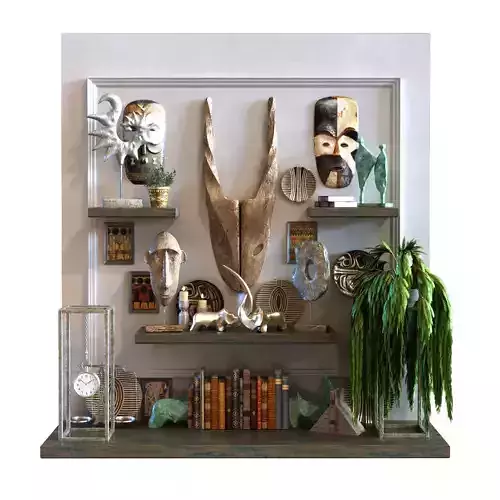 decoration set 100 africa art style