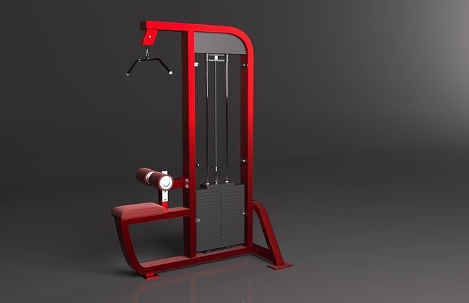 HAMMER STRENGTH SELECT LAT PULLDOWN HS-PD 3D model 3D model