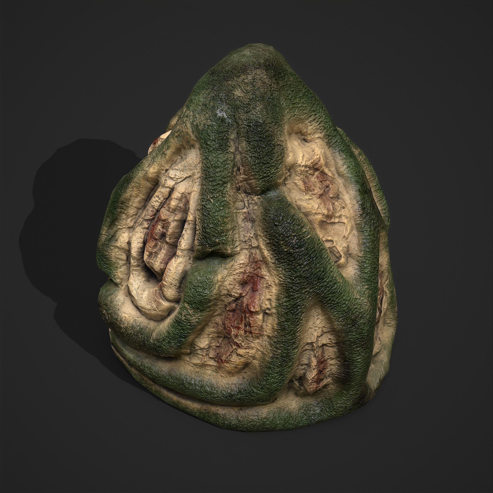 Viking Art Piece Low-poly 3D model_17