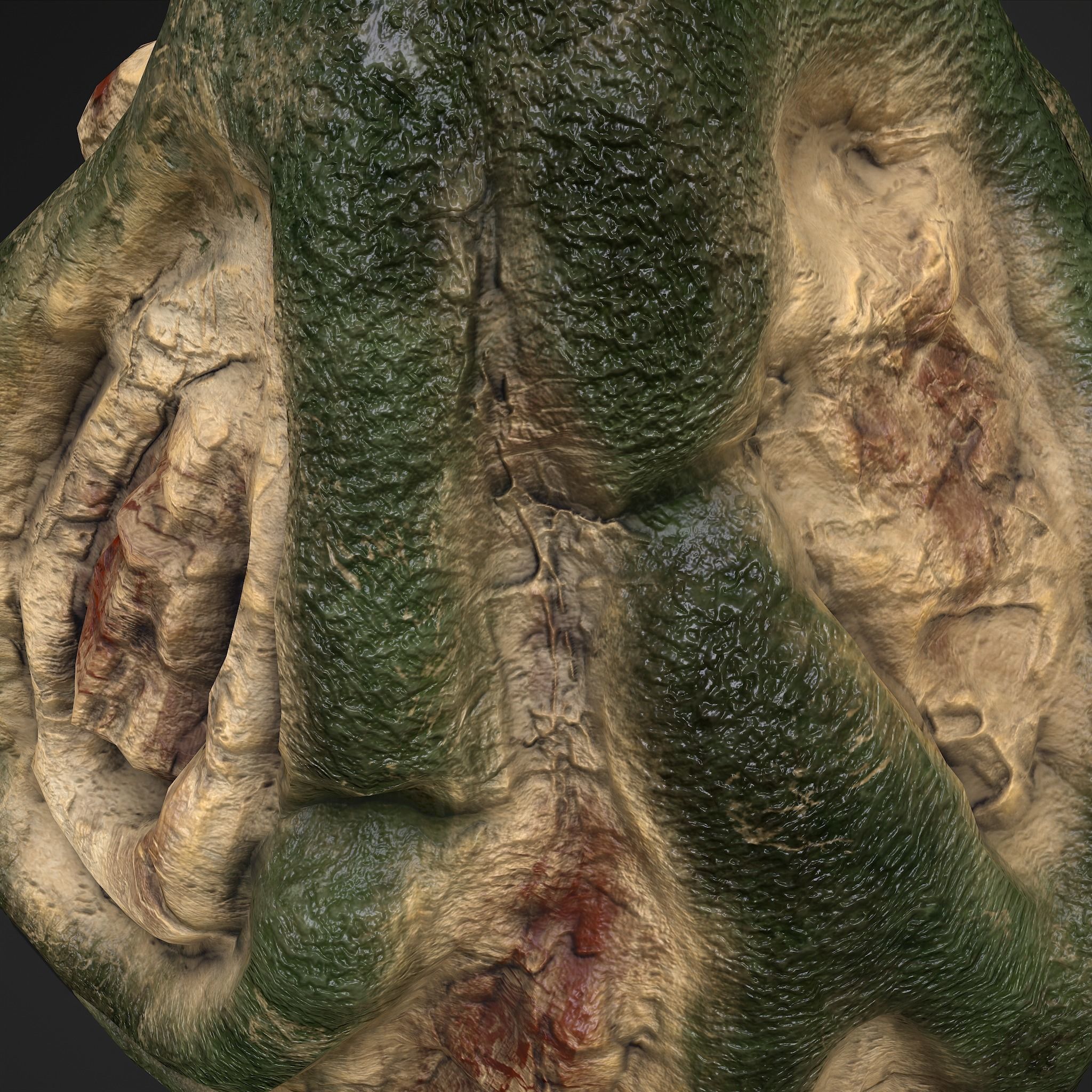 Viking Art Piece Low-poly 3D model_18