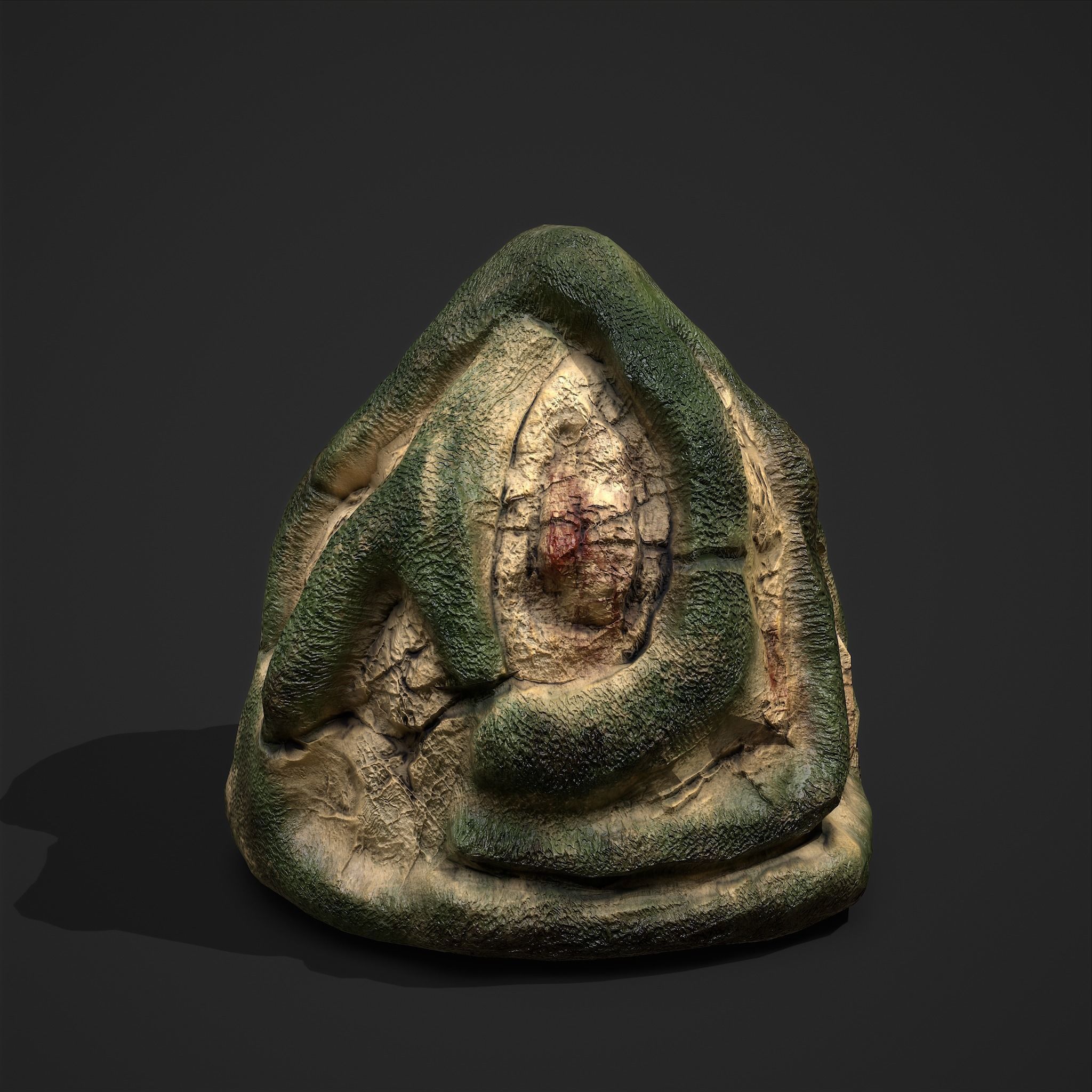 Viking Art Piece Low-poly 3D model_6