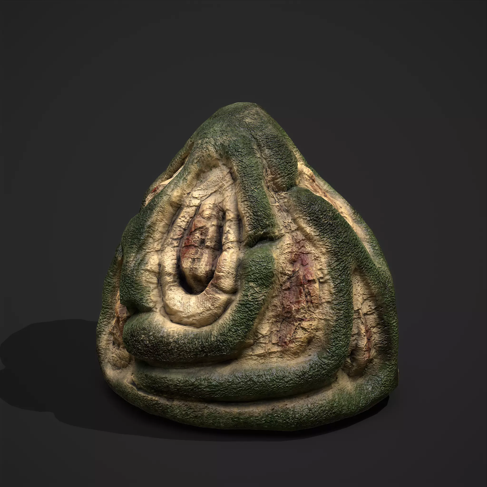 Viking Art Piece Low-poly 3D model_0