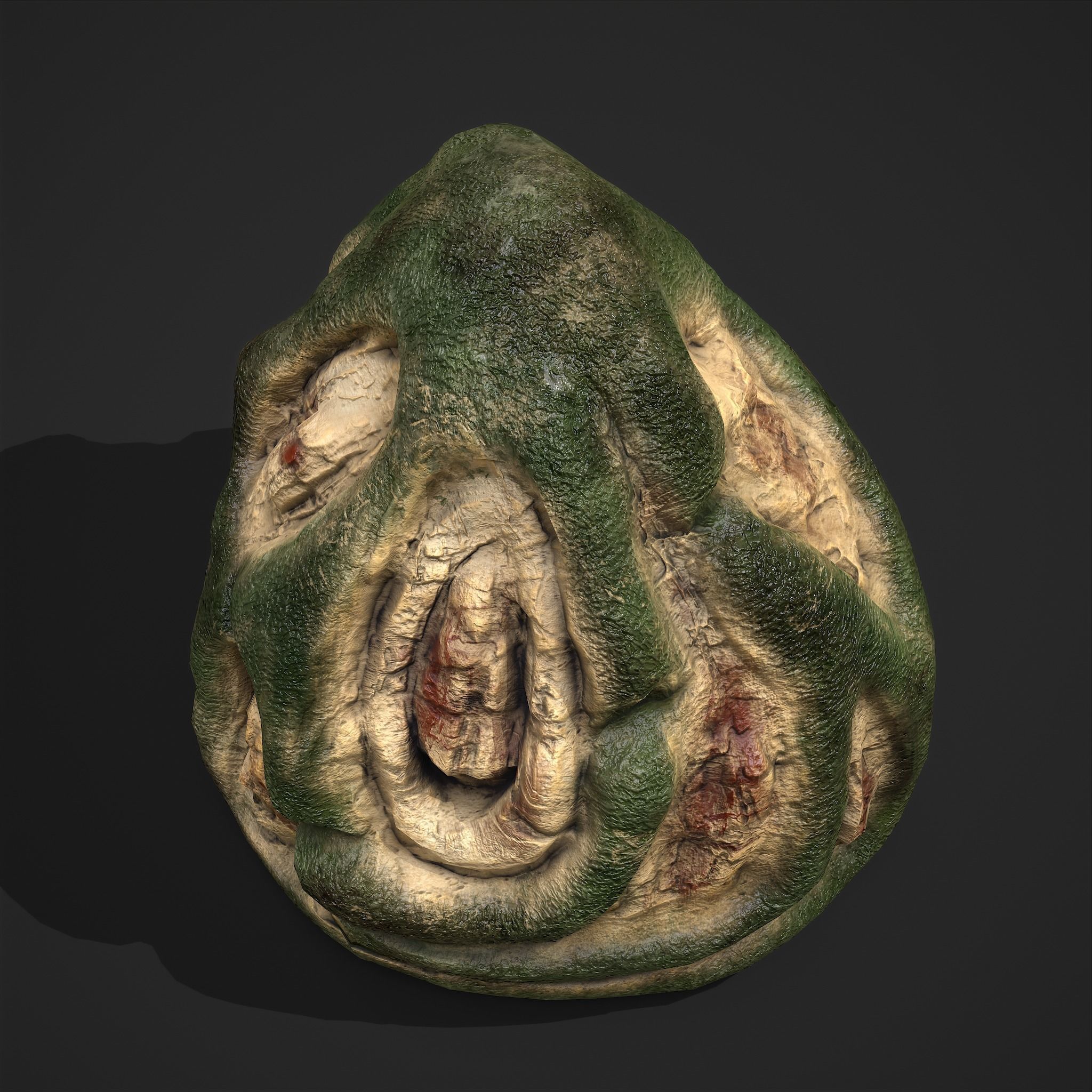 Viking Art Piece Low-poly 3D model_11