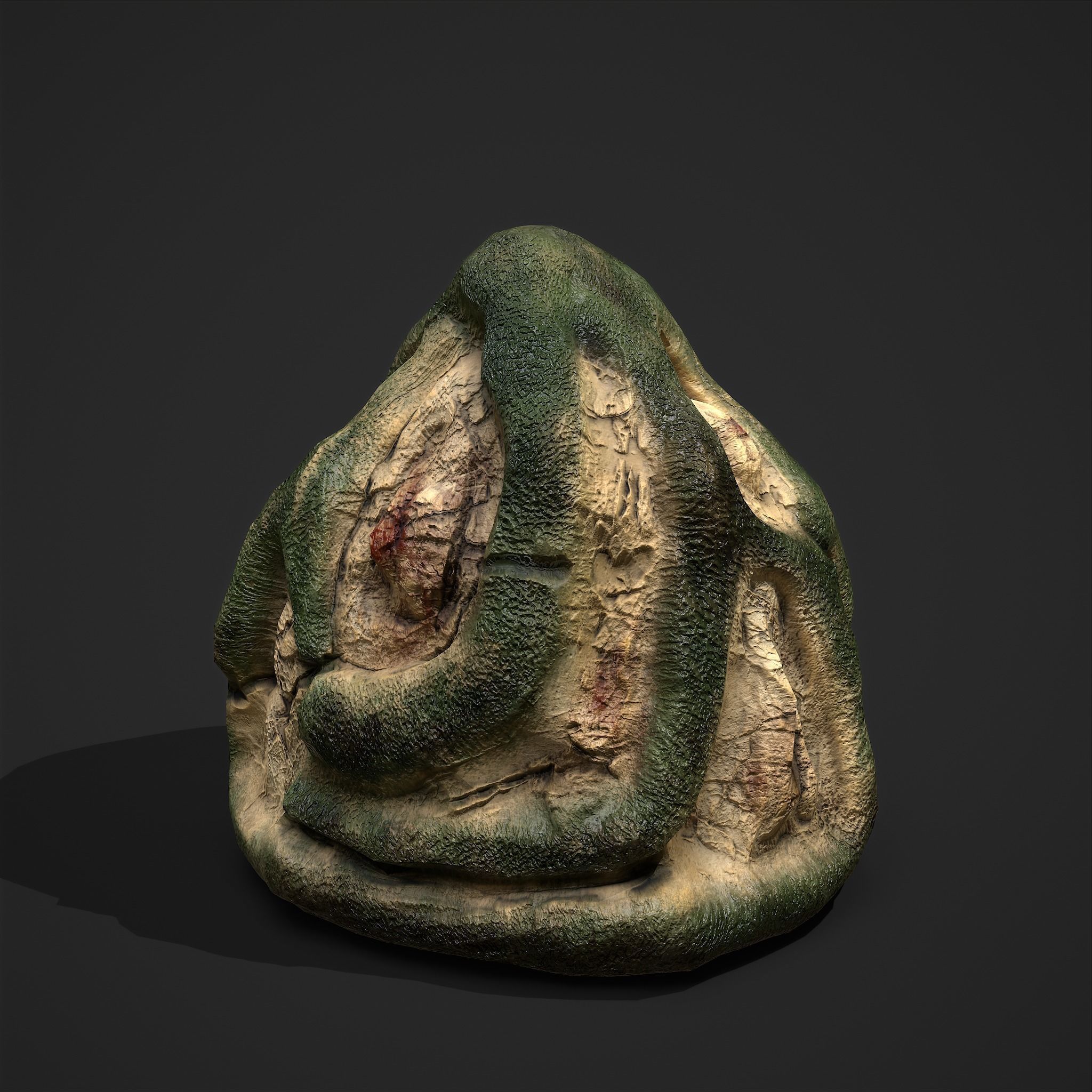 Viking Art Piece Low-poly 3D model_5