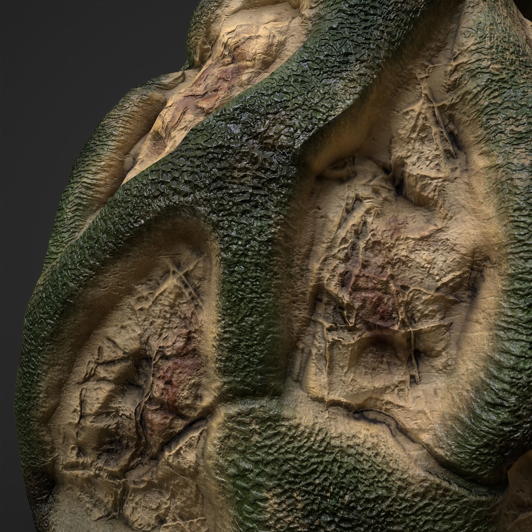 Viking Art Piece Low-poly 3D model_20