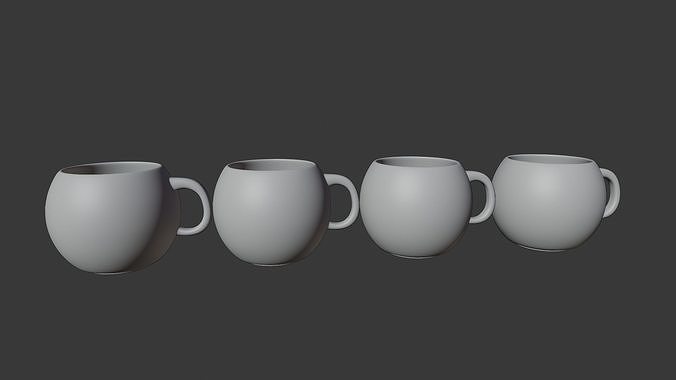 Cute Cups Collection 02 - Mug 3D model 7