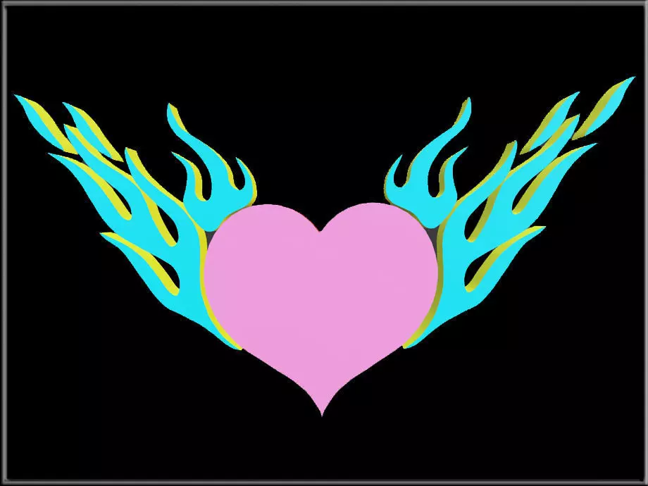 Heart Burn Low-poly 3D model