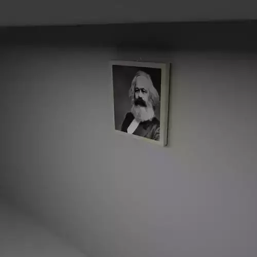 Karl Marx wall frame 