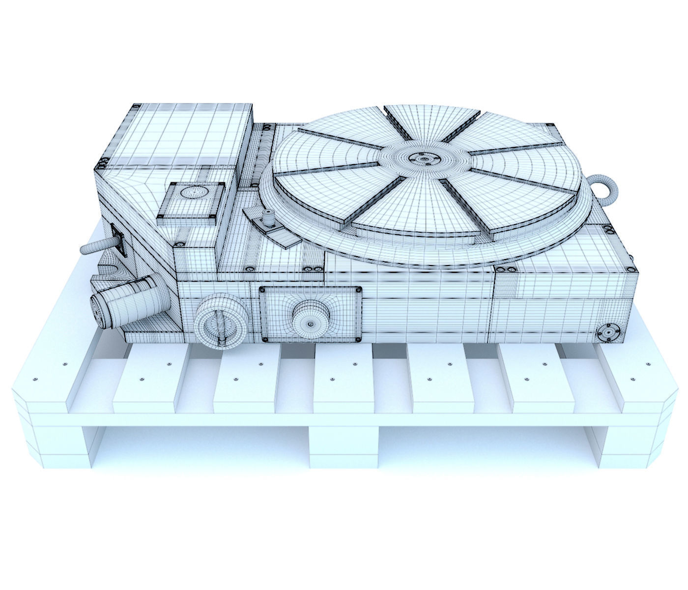 Spare parts of industrial machine tools - Collection 1 3D model | CGTrader