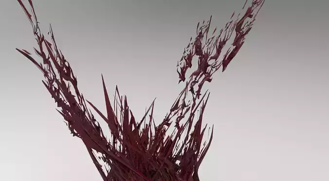Shattered Blood Shards 3D model