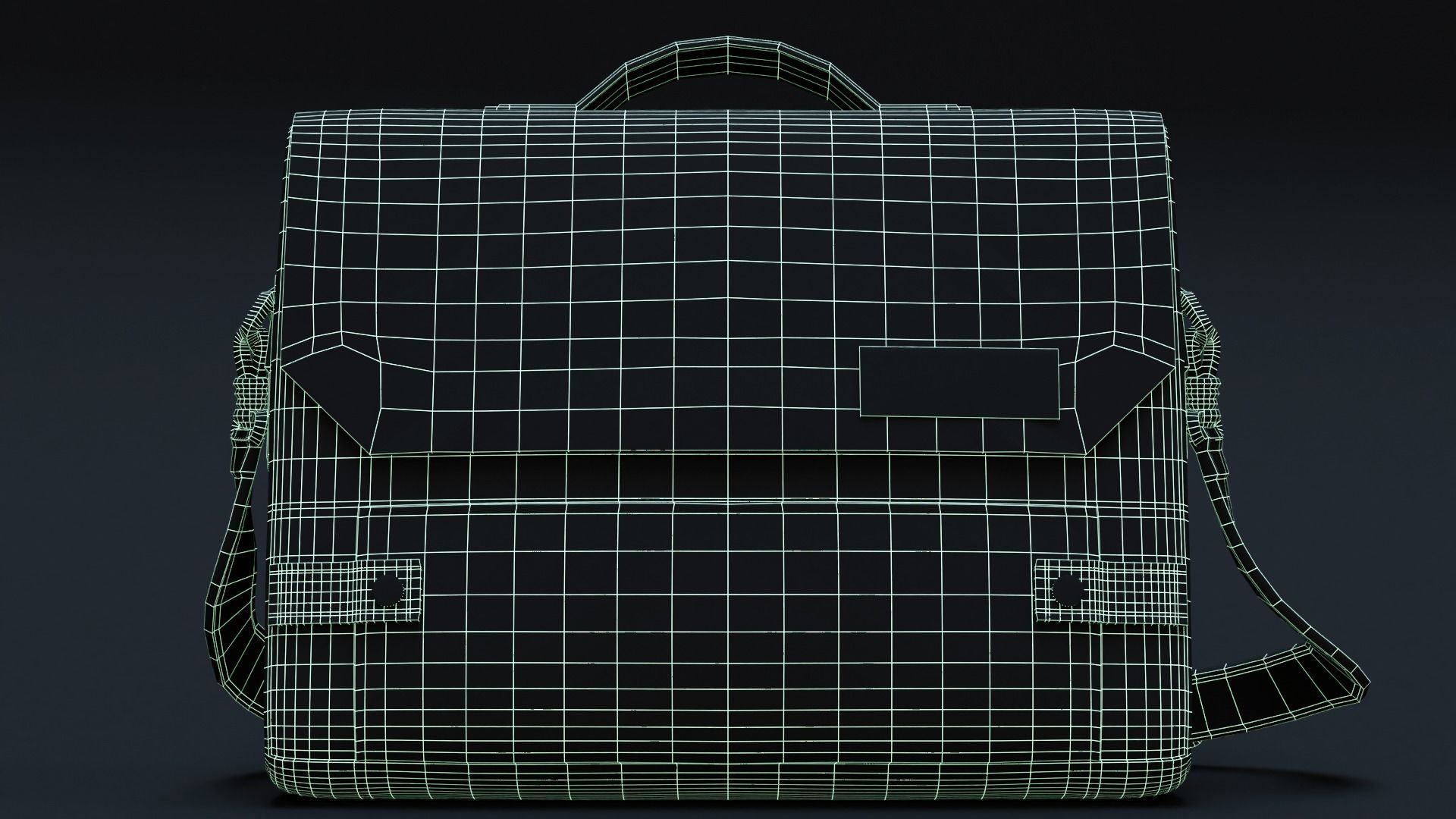 Leather Briefcase 3D model_15