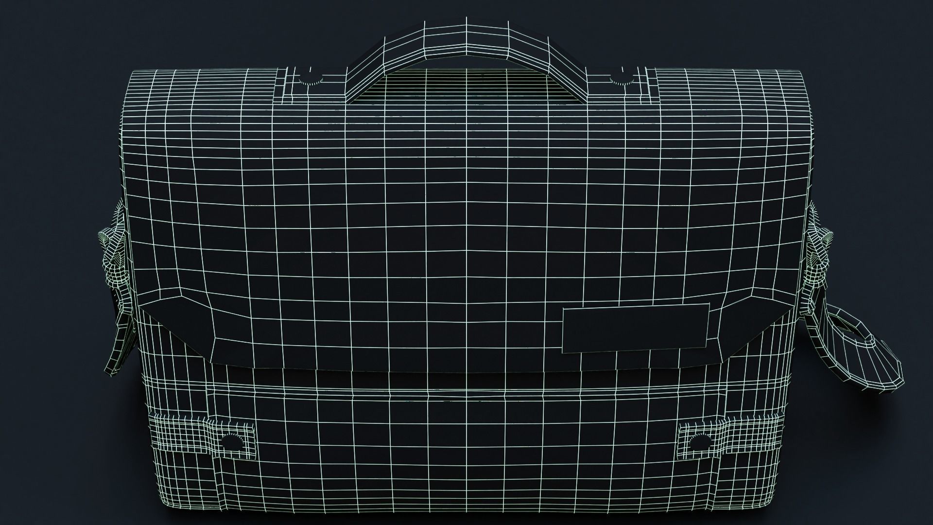 Leather Briefcase 3D model_19