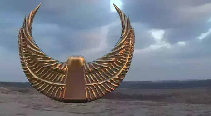 Eagle Sculpture 3D model