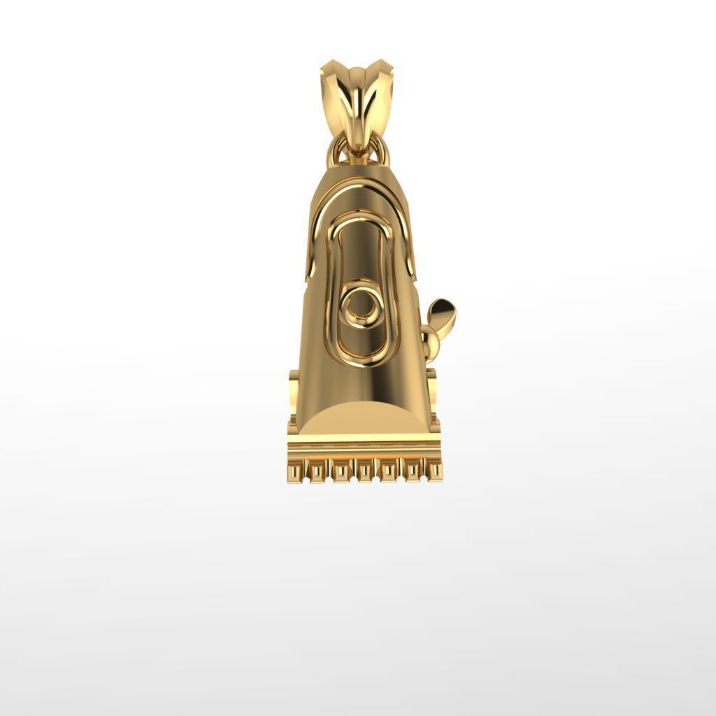 clipper pendant  3D print model_1
