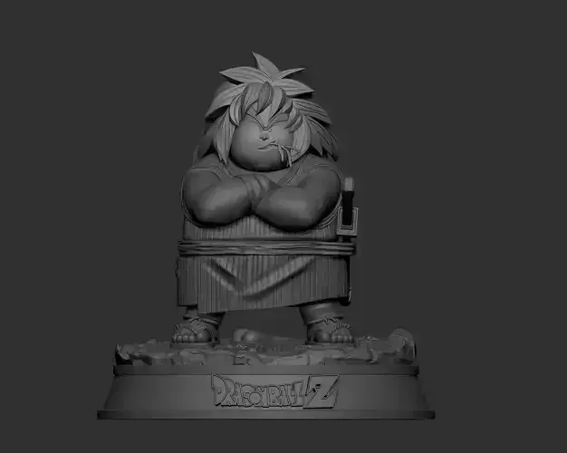 Yajirobe dragon ball z statue 3D print model