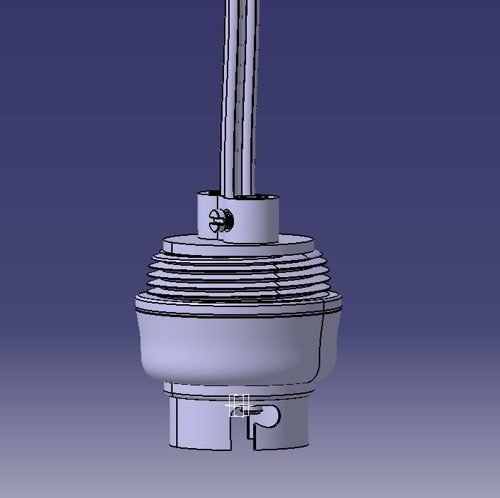 Electric Bulb Holder 3D print model_6