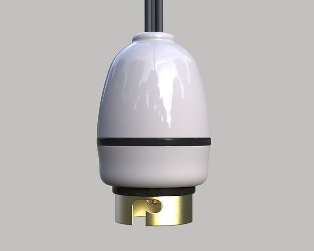 Electric Bulb Holder 3D print model