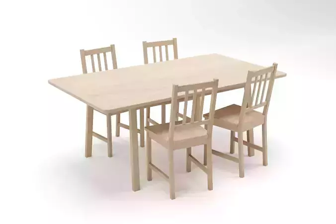 Wooden Table Set