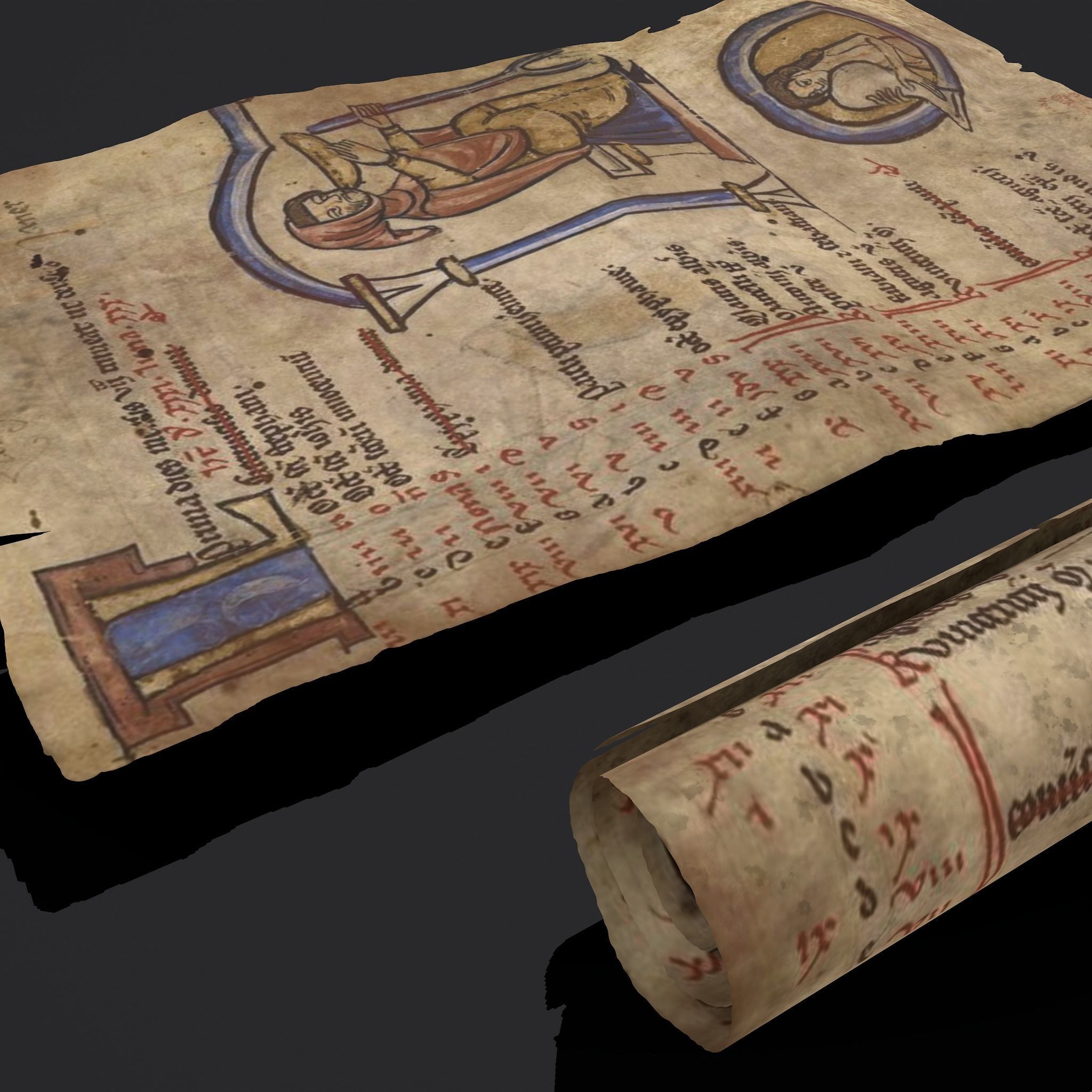 Medieval Prop Mix Nine 3D Model Collection_10