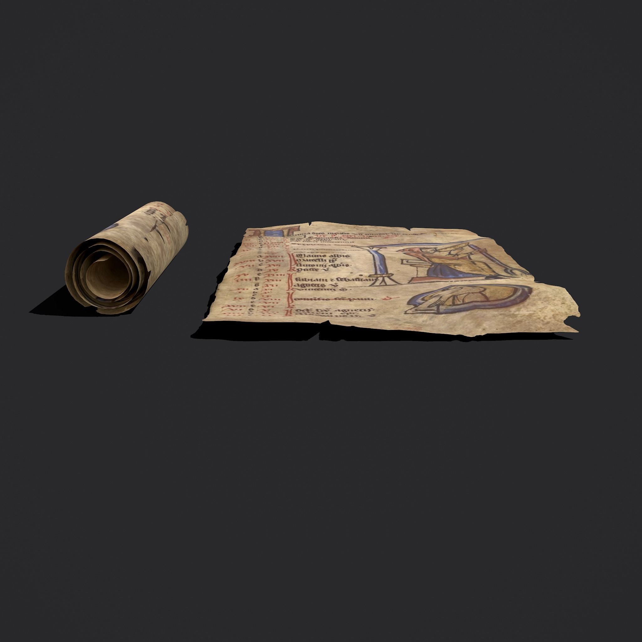 Medieval Prop Mix Nine 3D Model Collection_16