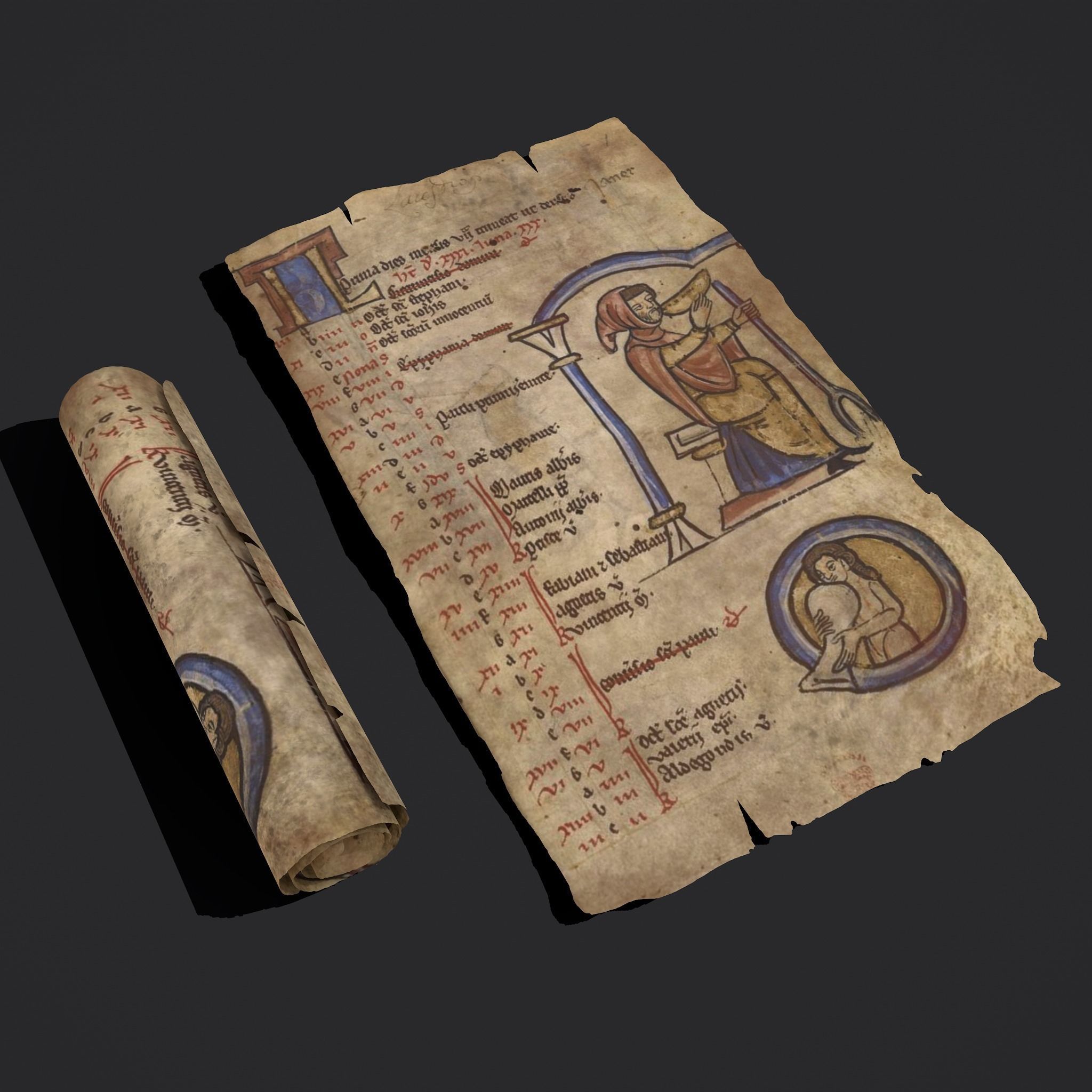 Medieval Prop Mix Nine 3D Model Collection_26