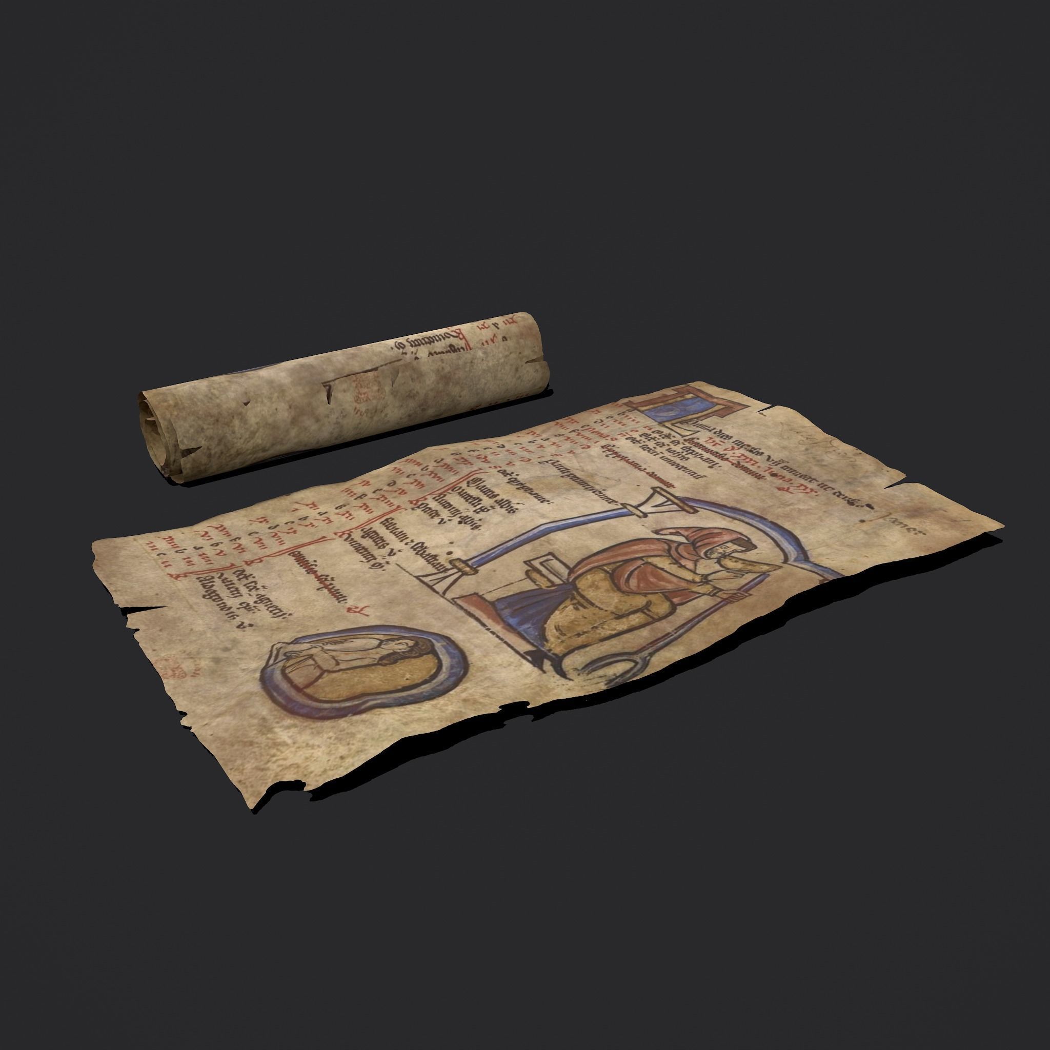 Medieval Prop Mix Nine 3D Model Collection_20